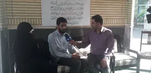 پیوند ازدواج طلبه بسیجی در جوار شهدای گمنام شهرک عاصی زاده یزد