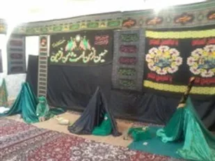 برپایی نمایشگاه وقایع عاشورا در صالح&zwnj;آباد