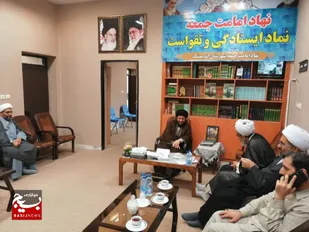 عکس + دیدار مسئول وجانشین دفتر نمایندگی ولی فقیه در سپاه ولی عصر (عج) خوزستان با امام جمعه شهرستان اندیمشک