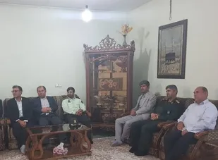 دیدار با خانواده شهید رهام رحیمی در لردگان