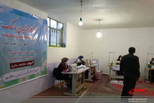 بازدید فرمانده حوزه شهید بروجردی برزول از اقدامات جهادی بسیجیان پایگاه توانه