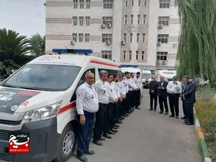 اعزام فوریت&zwnj;های پزشکی دانشگاه علوم پزشکی مازندران به راهپیمایی اربعین