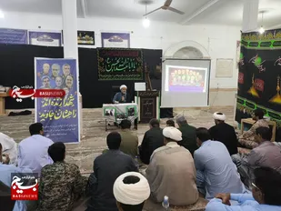 برگزاری مراسم اربعین شهدای اقتدار در  مسجد جامع شهر گلمورتی