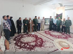 دیدار با خانواده شهید عبدالحسین محمدی در دلوار