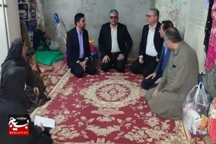 دیدار و سرکشی از خانواده ایتام در کنارک