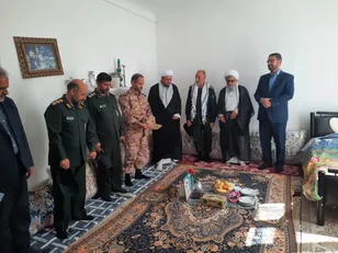 امام جمعه چالدران با خانواده شهید مافی دیدار کرد