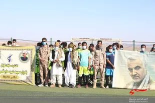برگزاری جام فوتبال سپهبد شهید حاج قاسم سلیمانی در بخش های مرزی شهر سراوان