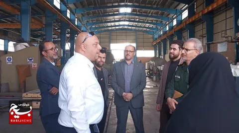 پایش و عارضه‌یابی و بازدید میدانی از شرکت تولید ماشین آلات ایبکو توسط سازمان بسیج مهندسین صنعت و معدن