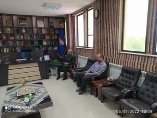 دیدار مسئول سازمان بسیج رسانه استان با فرمانده سپاه ناحیه شاهرود+ تصاویر