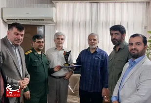 دیدار و تجلیل از خانواده معظم شهید شاخص ورزشکار  آمل