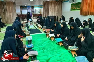 محفل قرآنی بمناسبت شهدای حادثه تروریستی کرمان برگزار شد