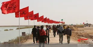 حضور اولین کاروان راهیان نور در شلمچه