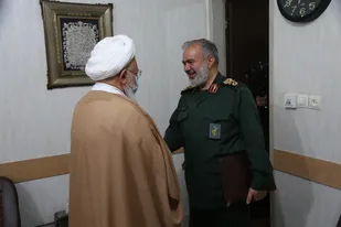 سردار فدوی با امام جمعه یزد دیدار کرد