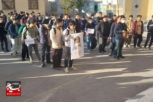 برگزاری مراسم نسل سلیمانی در مدرسه دبیرستان شهید خسرو آذرمی اسدآباد