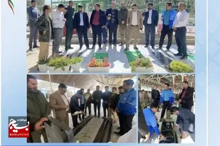 آئین&nbsp;غبارروبی و عطرافشانی مزار شهدا در زاهدان برگزار شد