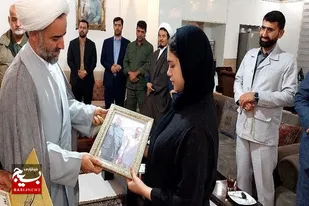 دیدار نماینده ولی فقیه در سپاه سلمان با خانواده معظم شهید مدافع سلامت در زاهدان