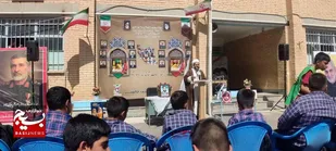 یادواره شهدای دانش آموز یادو خاطره شهدای مقاومت جنگ12روزه در چالشتر