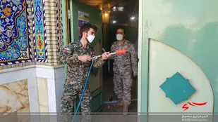 پاکسازی مناطق مختلف شهری اصفهان به همت بسیجیان حوزه ۲۱ عمار و یاسر ناحیه مقاومت بسیج امام صادق (ع) اصفهان