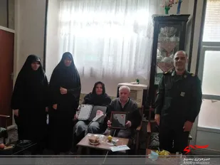 دیدار سازمان بسیج ورزشکاران استان کرمان با خانواده شهید ورزشکار حمید خواجه پور