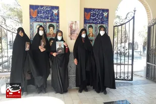 پایگاه های مقاومت بسیج سرخه به عکس شهید سلیمانی آذین بسته شد