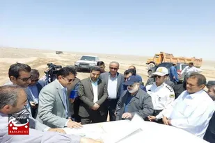 بازدید استاندار سیستان و بلوچستان از بزرگراه زاهدان - بیرجند