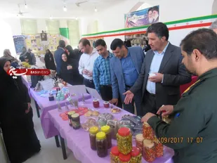 افتتاح نمایشگاه محصولات اقتصاد مقاومتی در مهدی&zwnj;آباد رستاق
