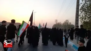حضور پرشور بانوان اهوازی در &laquo;مشایه الاهواز&raquo;؛ پیمودن مسیر نورانی اربعین به یاد مصائب اهل بیت