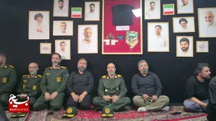 برگزاری آیین نخستین سالگرد شهادت پاسدار میثم معمر