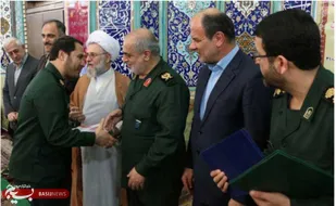 مراسم معارفه فرمانده جدید سپاه ناحیه آستانه&zwnj;اشرفیه