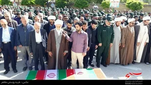 پیکر مطهر شهید &laquo;چلویی&raquo; در همدان تشییع شد