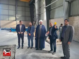 بازدید رئیس دادگستری و دادستان مه&zwnj;ولات از کارخانه تولید نورد فولاد پروان