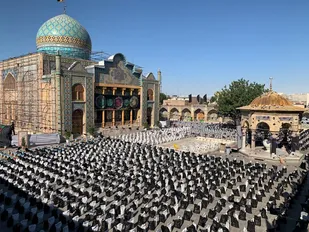 برگزاری رزمایش شمیم حسینی در قزوین