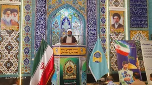 تجلیل از حافظان امنیت در نماز جمعه گلبهار