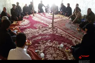 حضور بخشدار سامن در جمع عشایر رحمتی ترکاشوند ملایر
