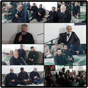 مراسم عزاداری روز ششم محرم در سپاه ناحیه پیشوا