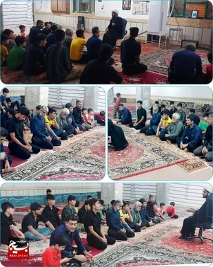 برپایی مراسمات عزاداری  امام حسین(ع) درمناطق مختلف شوشتر