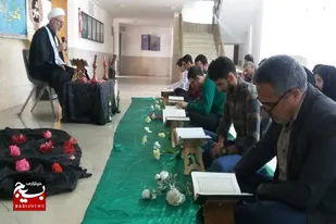 برگزاری کرسی تلاوت قرآن گرامیداشت شهدای خدمت در ملایر