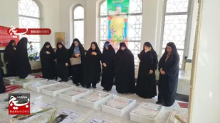 حضور معاونین خواهر پایگاه های بسیج ادارات کل استان گیلان در آستانه اشرفیه&nbsp;