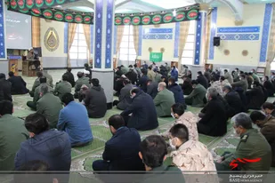 مراسم عزاداری حضرت زهرا (س) در سپاه استان همدان