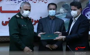 امضای تفاهم نامه طرح شهید سلیمانی برای مقابله با کرونا در بام ایران
