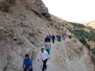 برگزاری برنامه کوهپیمایی سپاه ناحیه صحنه