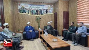 دیدار امام جمعه عسلویه با فرمانده سپاه به مناسبت روز تاسیس سپاه