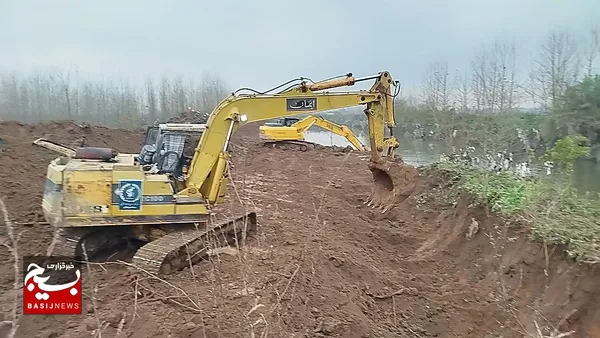 خدمت جهادی بسیج سازندگی سپاه قدس گیلان در پیربازار
