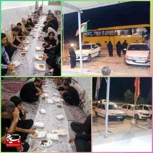 خدمات جهادی موکب سیدالشهدا (ع) ورودی بندر هندیجان استان خوزستان