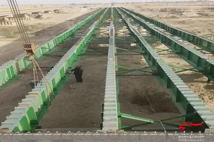 اتمام مرحله نخست ساخت پل نهراب سیستان