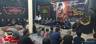 مراسم گرامیداشت رهبر شهید انقلاب و تجدید بیعت با رهبر معظم انقلاب اسلامی در مسجدسلیمان