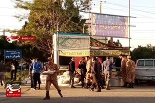پذیرایی از عزاداران حسینی در موکب معاونت آماد و پشتیبانی سپاه استان همدان