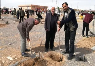 کاشت یک هزار اصله نهال به یاد شهدای شهرستان بروجن