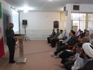 آيين تكريم و معارفه فرمانده حوزه امام حسن(ع) سپاه ناحيه نجف آباد برگزار شد/تصاوير