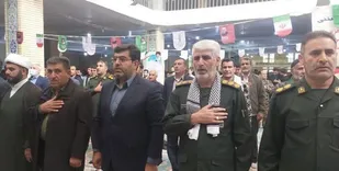 اجتماع بزرگ بسیجیان در دهدشت +( تصاویر)